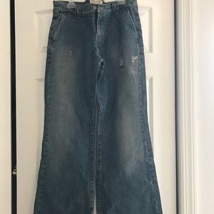 Wide bottom Abercrombie jeans